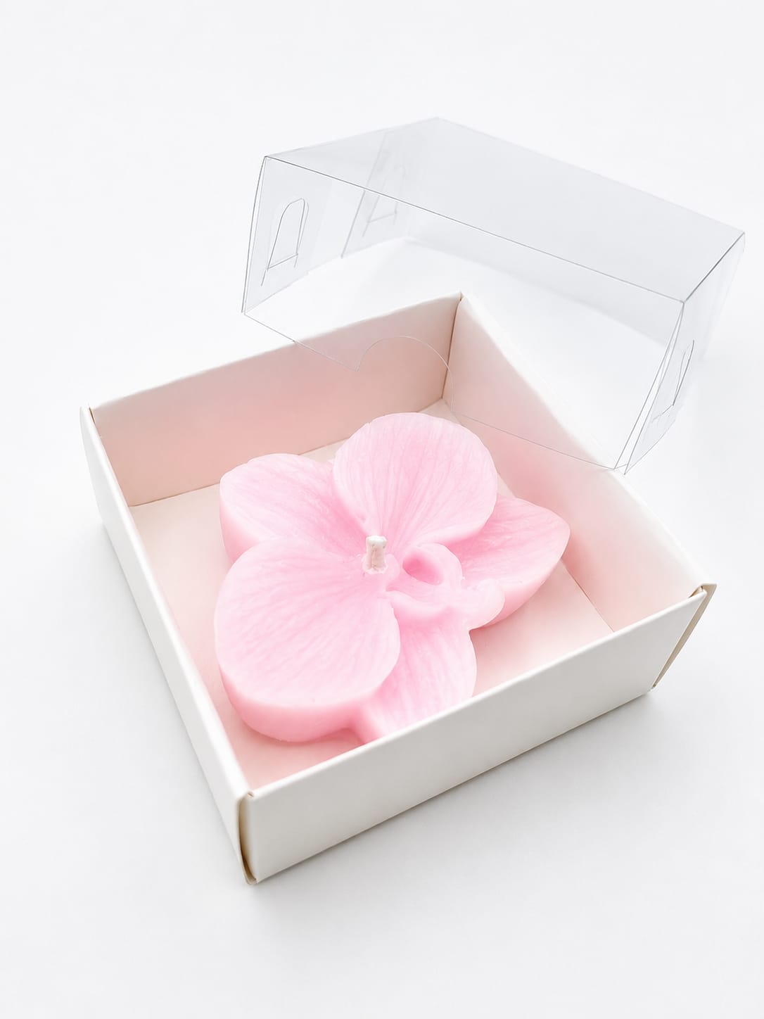 Orkide Çiçek Mum (12'li Paket)